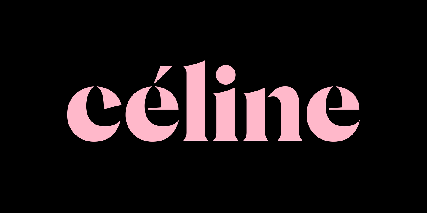Пример шрифта Celine #1